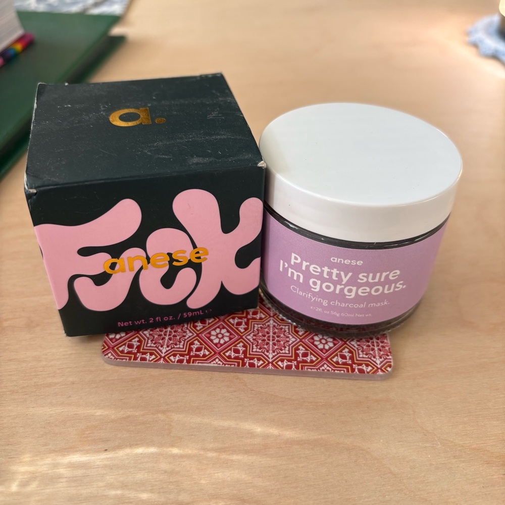 NWT unopened Anese Pretty Sure I’m Gorgeous clarifying charcoal mask